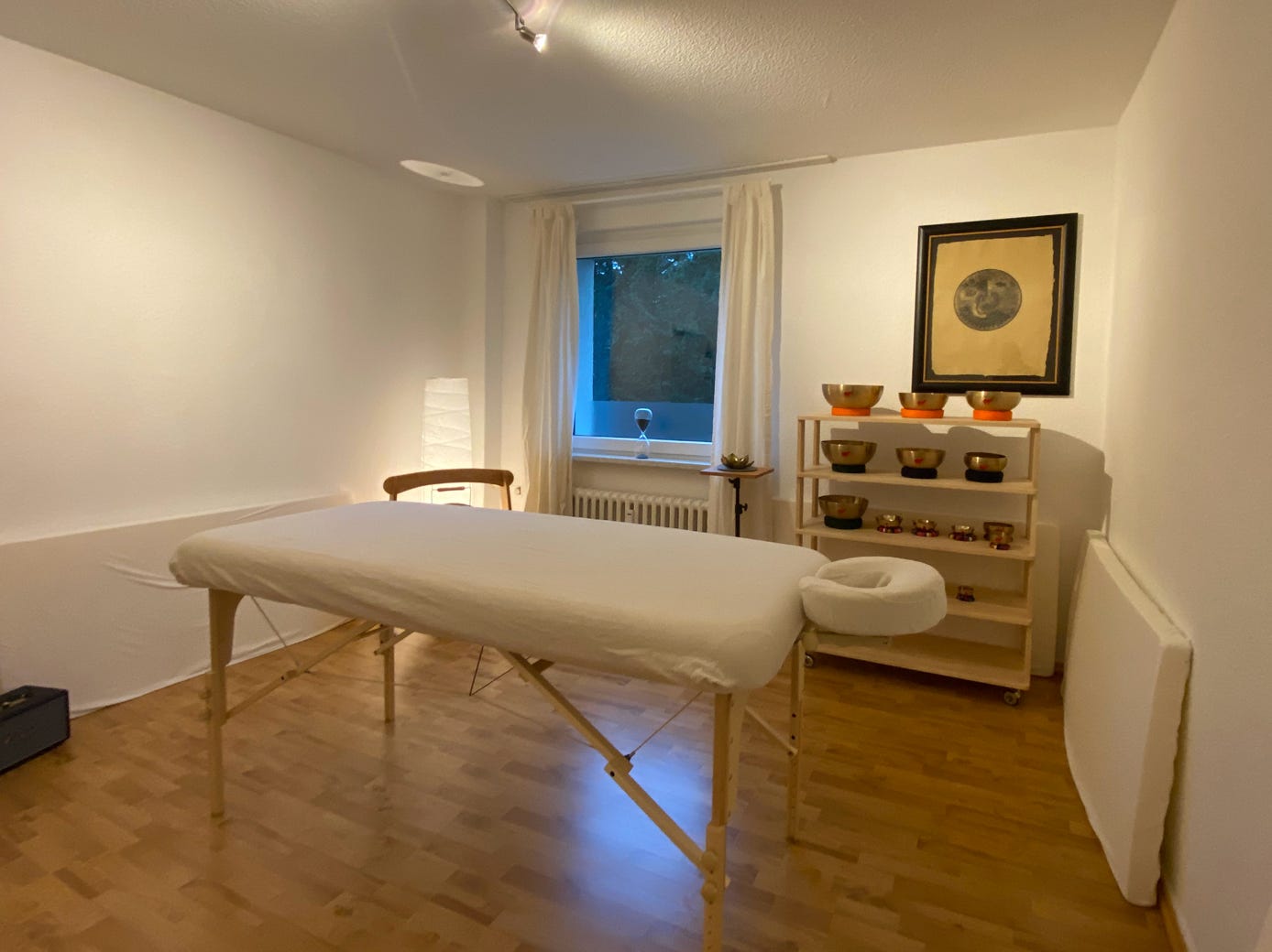 Das ist mein Klangmassageraum, im Siepenhof 4, Mülheim an der Ruhr.